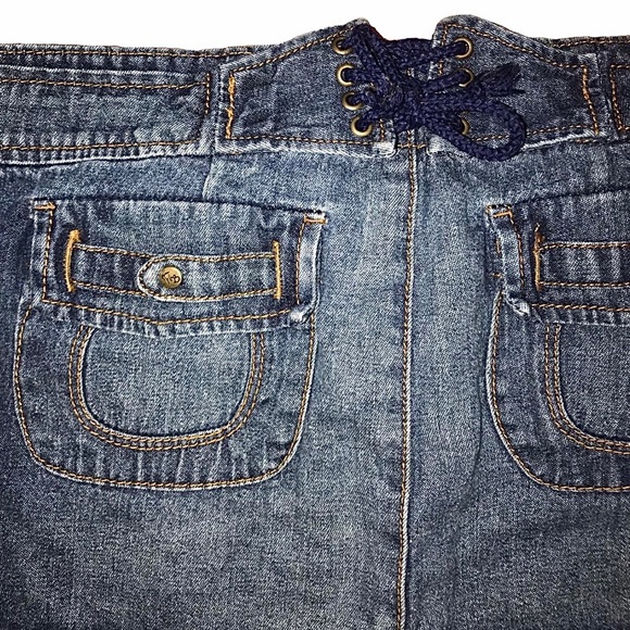 paris blues denim mini skirt - Picture 3 of 4